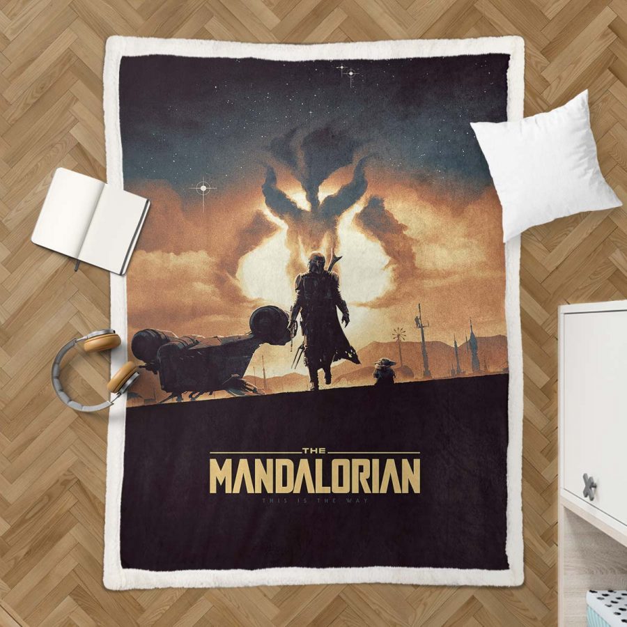 Mandalorian 06 Decke - Fleecedecke – Bild 3