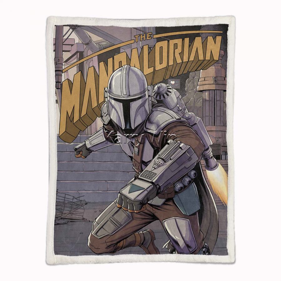 Mandalorian 07 Decke - Fleecedecke – Bild 2