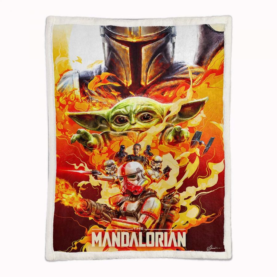 Mandalorian 09 Decke - Fleecedecke – Bild 2