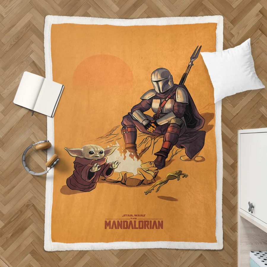 Mandalorian 10 Decke - Fleecedecke – Bild 3