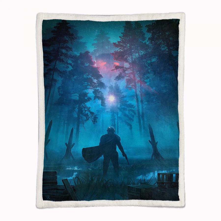 Mandalorian 11 Decke - Fleecedecke – Bild 2