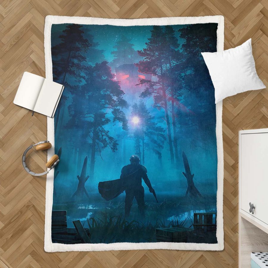 Mandalorian 11 Decke - Fleecedecke – Bild 3