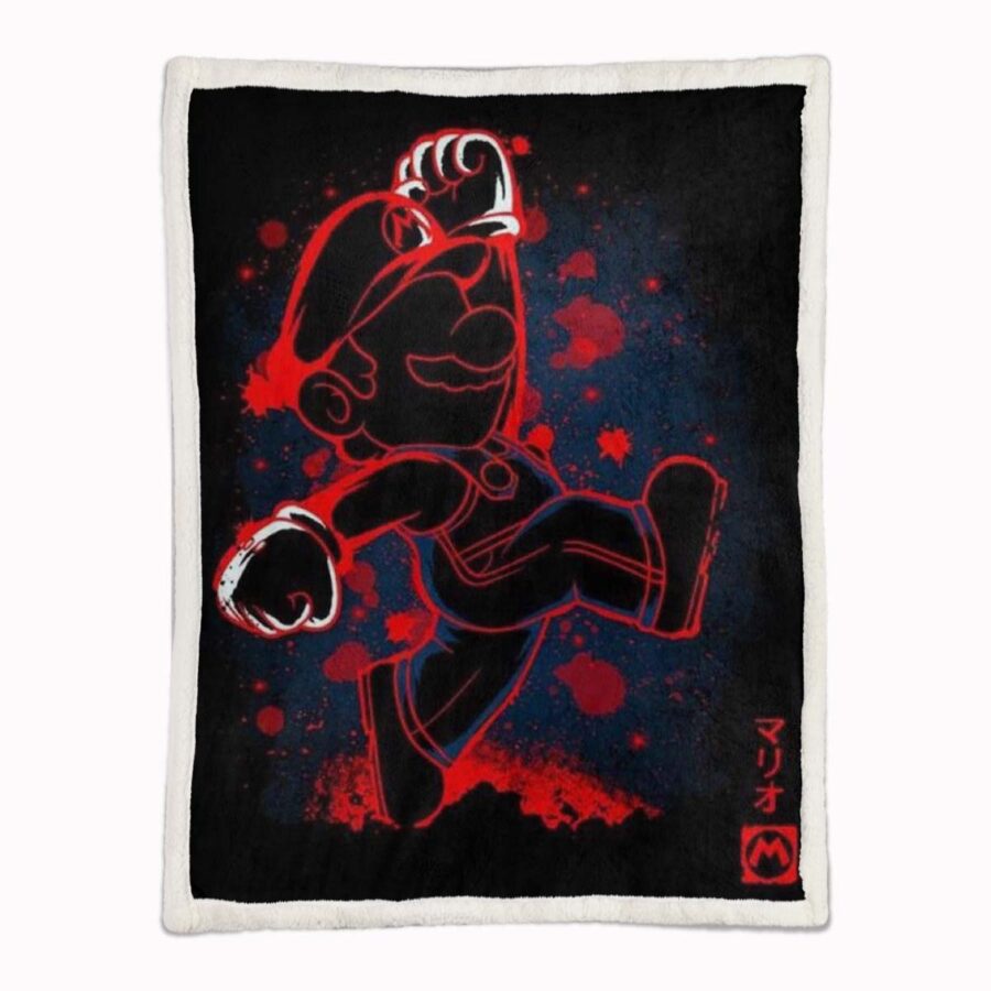 Mario Super Mario M01 Decke - Fleecedecke – Bild 2
