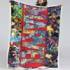 Marvel Alle Charaktere 01 Decke - Fleecedecke