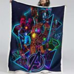 Marvel Alle Charaktere 02 Decke – Fleecedecke