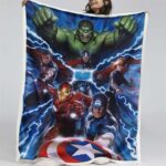 Marvel Alle Charaktere 09 Decke – Fleecedecke