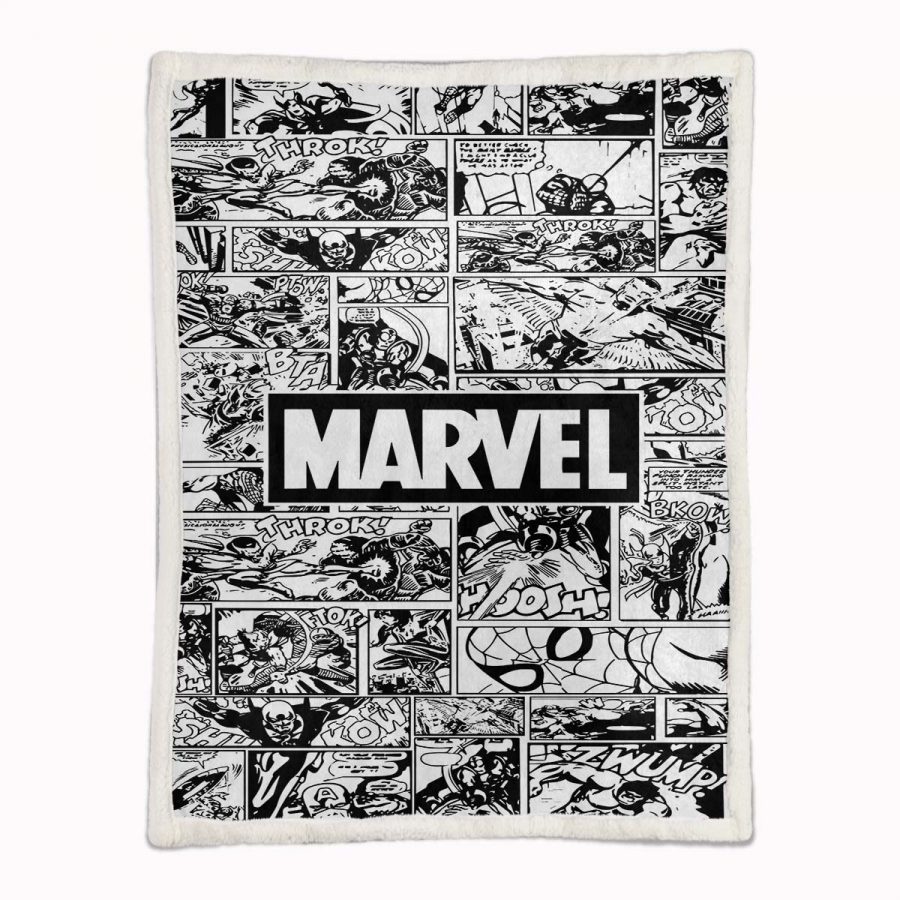 Marvel Alle Charaktere 13 Decke - Fleecedecke – Bild 2