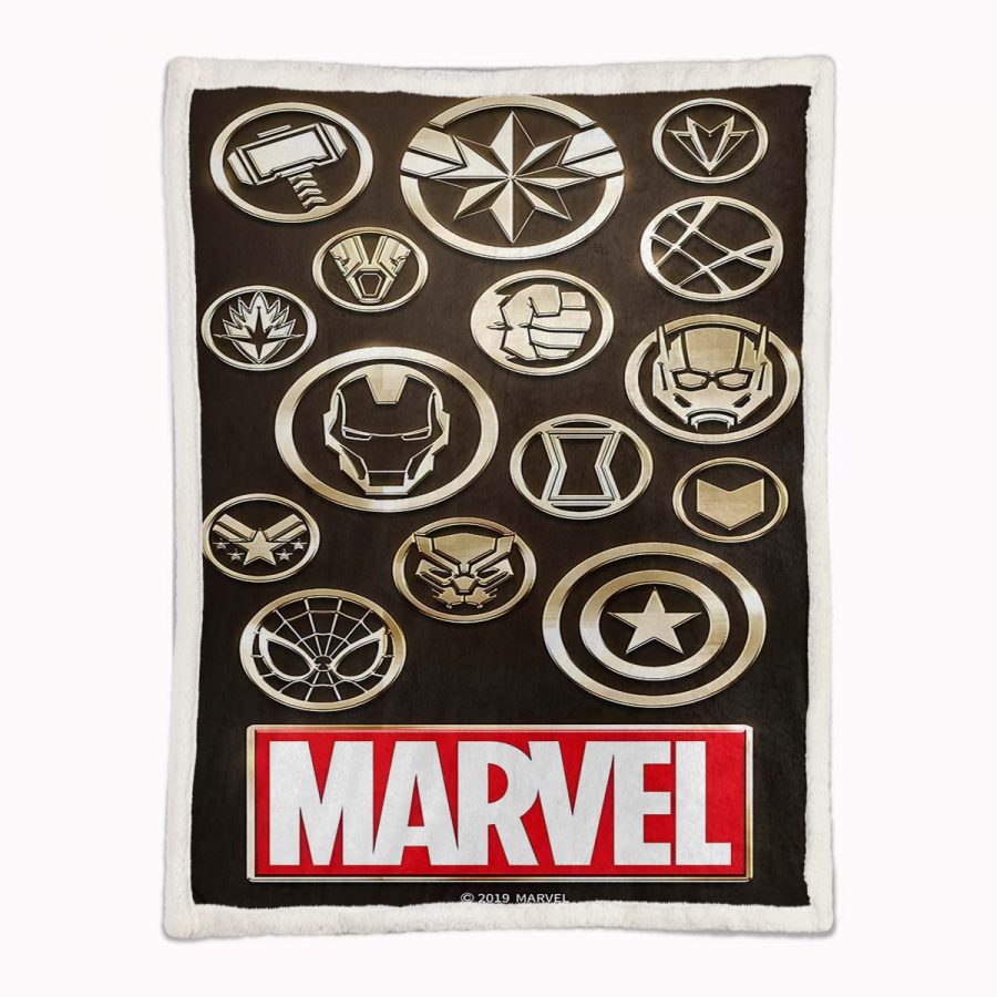 Marvel Alle Charaktere 14 Decke - Fleecedecke – Bild 2