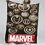 Marvel Alle Charaktere 14 Decke – Fleecedecke
