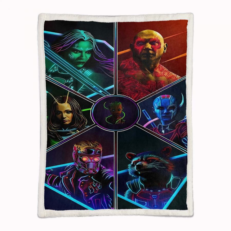 Marvel Alle Charaktere 15 Decke - Fleecedecke – Bild 2
