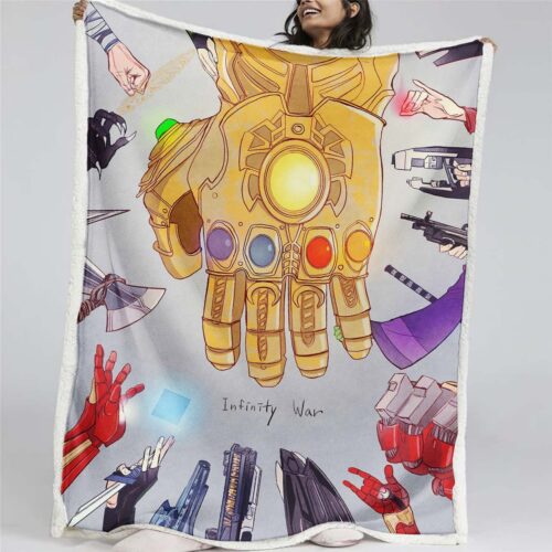 Marvel-Avengers 01 Decke - Fleecedecke