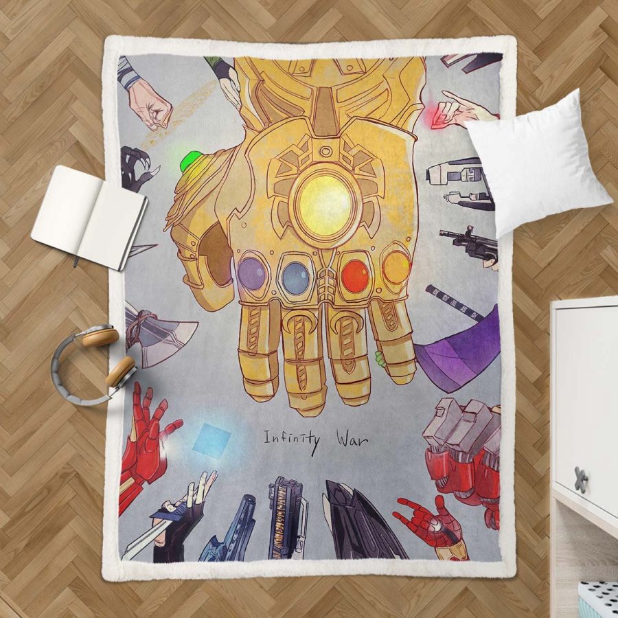 Marvel-Avengers 01 Decke - Fleecedecke – Bild 3