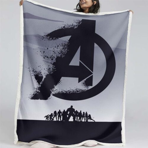 Marvel Avengers 02 Decke - Fleecedecke