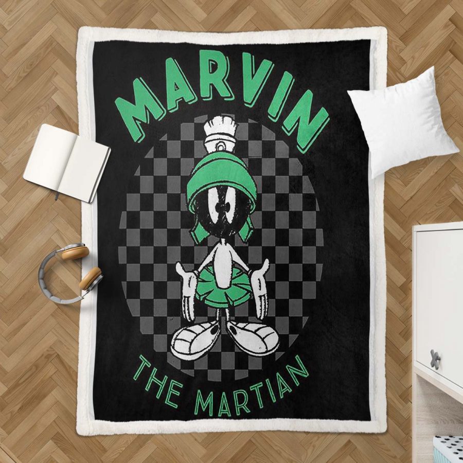 Marvin der Marsmensch Looney Tunes 02 Decke - Fleecedecke – Bild 3