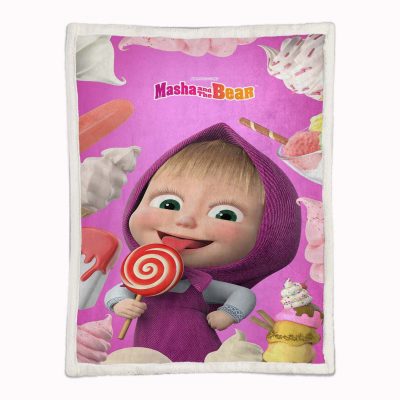 Alternative view of Mascha und der Bär Mascha und der Bär Decke - Fleecedecke