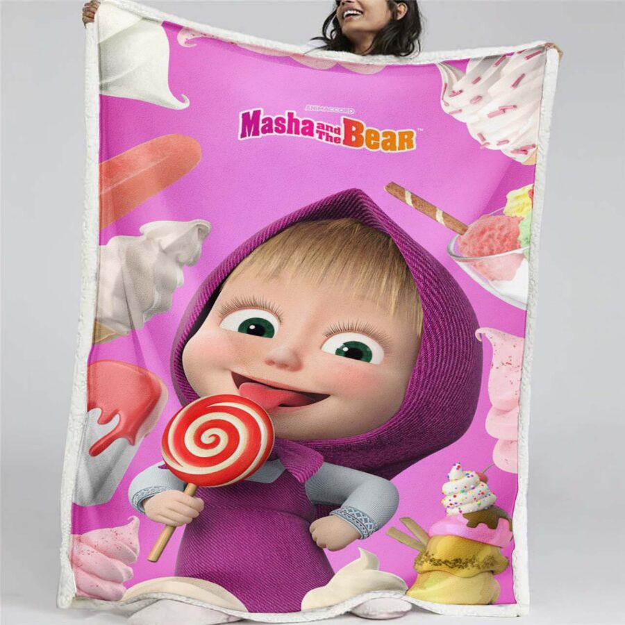 Mascha und der Bär Mascha und der Bär Decke - Fleecedecke