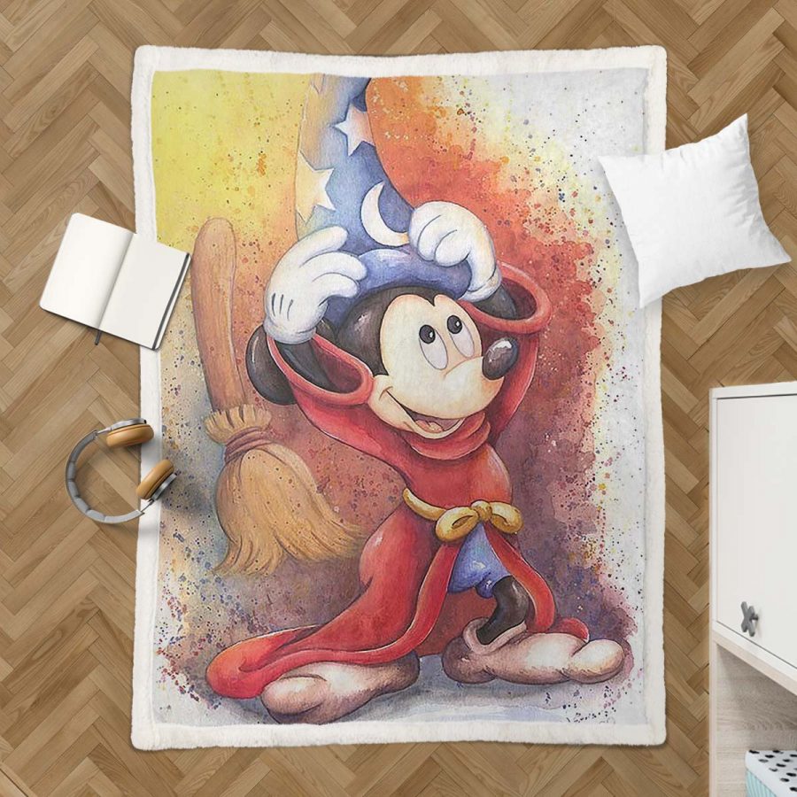 Mickey Bunt 01 Decke - Fleecedecke – Bild 3