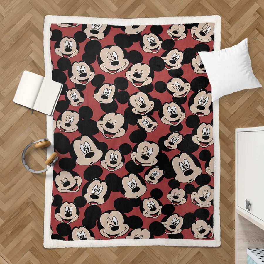 Micky Maus 3 Decke - Fleecedecke – Bild 3