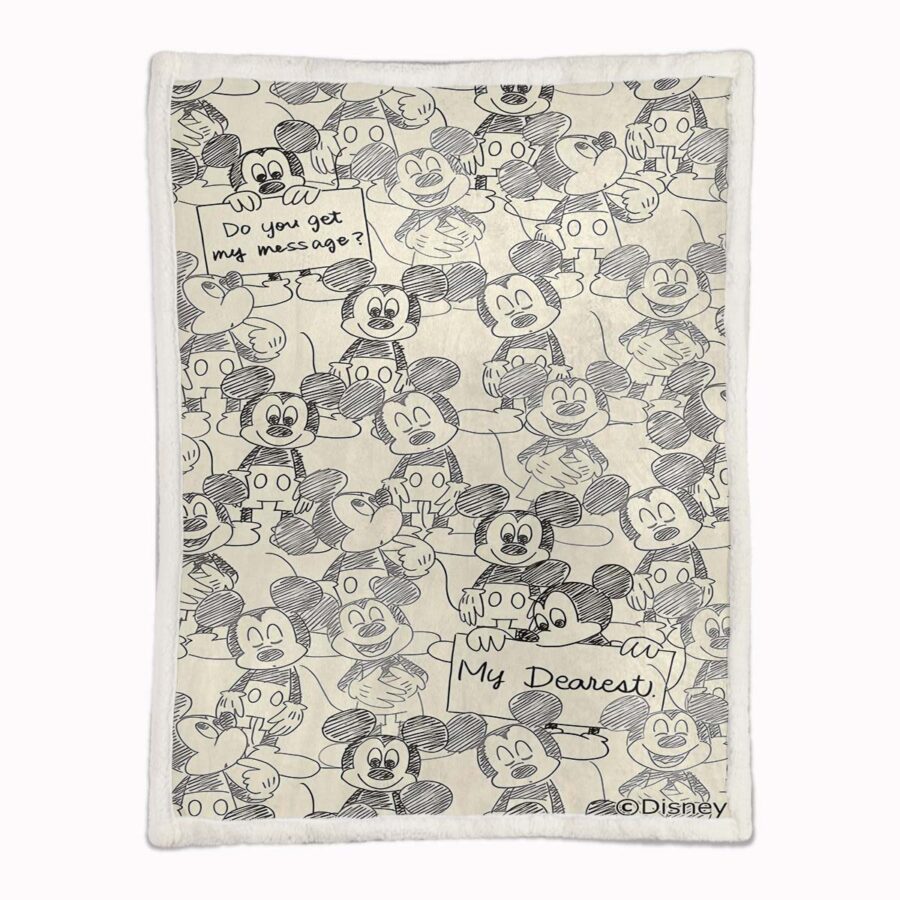 Micky Maus 4 Decke - Fleecedecke – Bild 2
