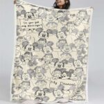 Micky Maus 4 Decke – Fleecedecke