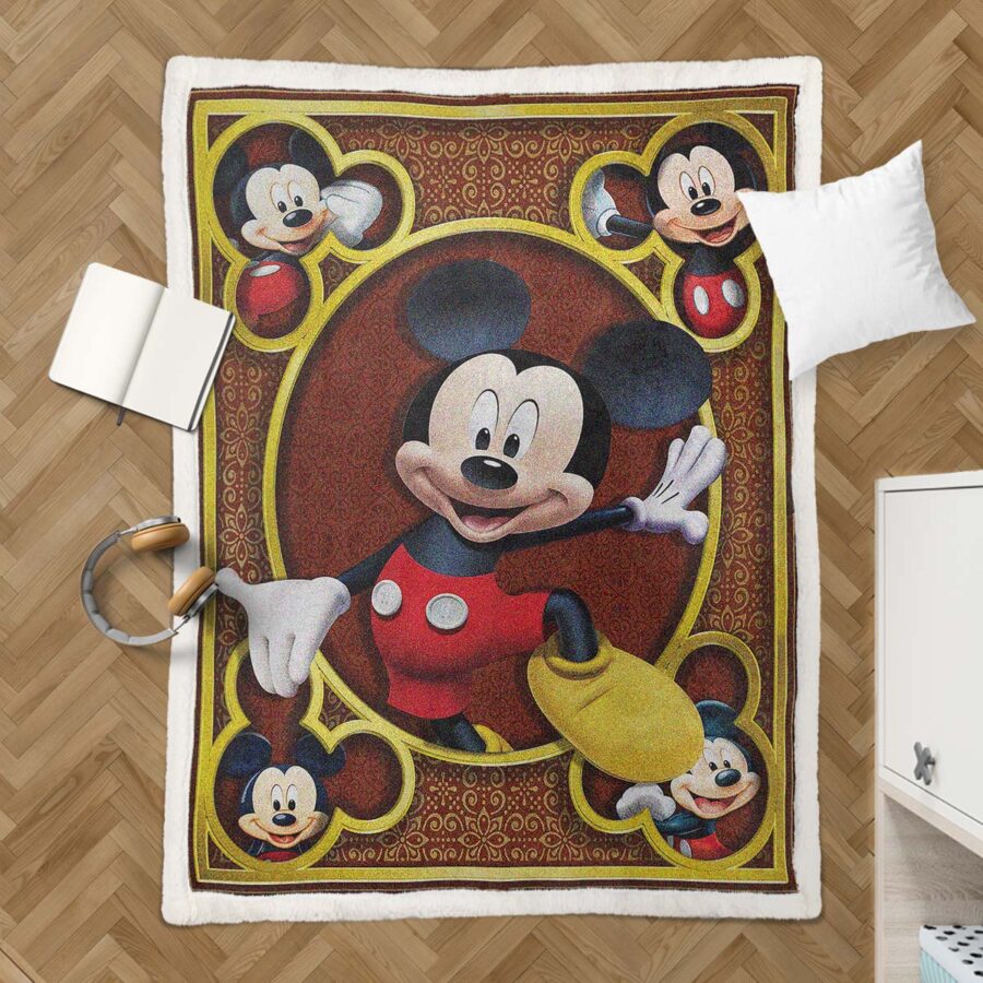 Micky Maus Decke - Fleecedecke – Bild 3