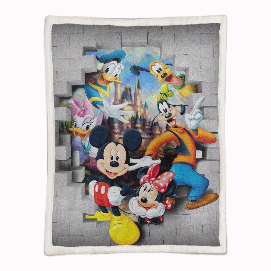 Mickey Maus und Disney-Freunde Decke - Fleecedecke – Bild 2