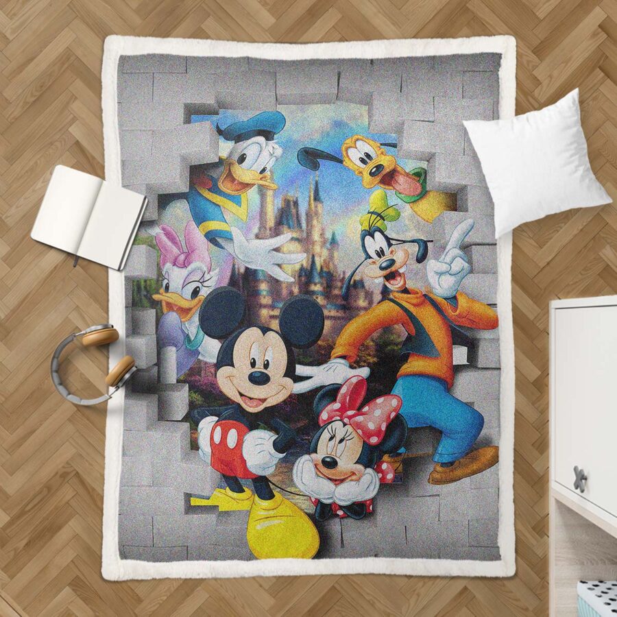 Mickey Maus und Disney-Freunde Decke - Fleecedecke – Bild 3