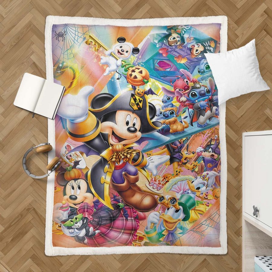 Mickey Maus und Freunde Party 05 Decke - Fleecedecke – Bild 3