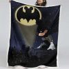 Mickey Mouse Batman in der dunklen Nacht Decke - Fleecedecke