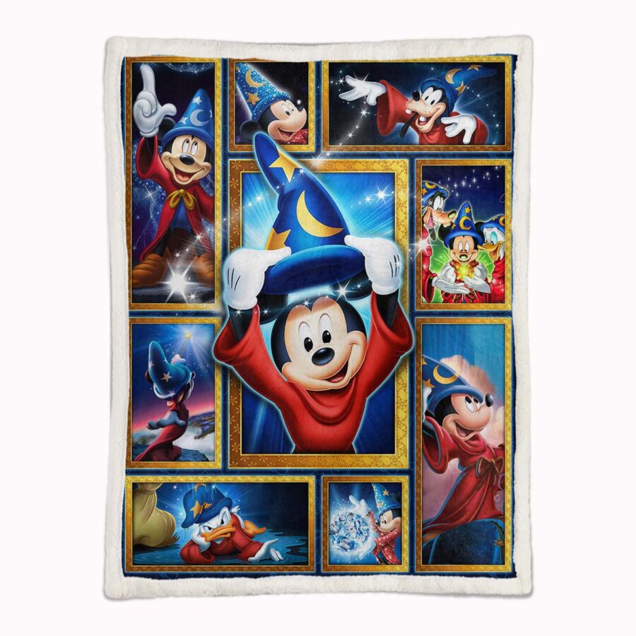 Mickey Mouse glaubt an Magie 02 Decke - Fleecedecke – Bild 2