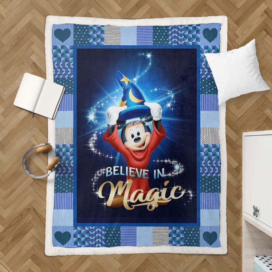 Mickey Mouse glaubt an Magie Decke - Fleecedecke – Bild 3