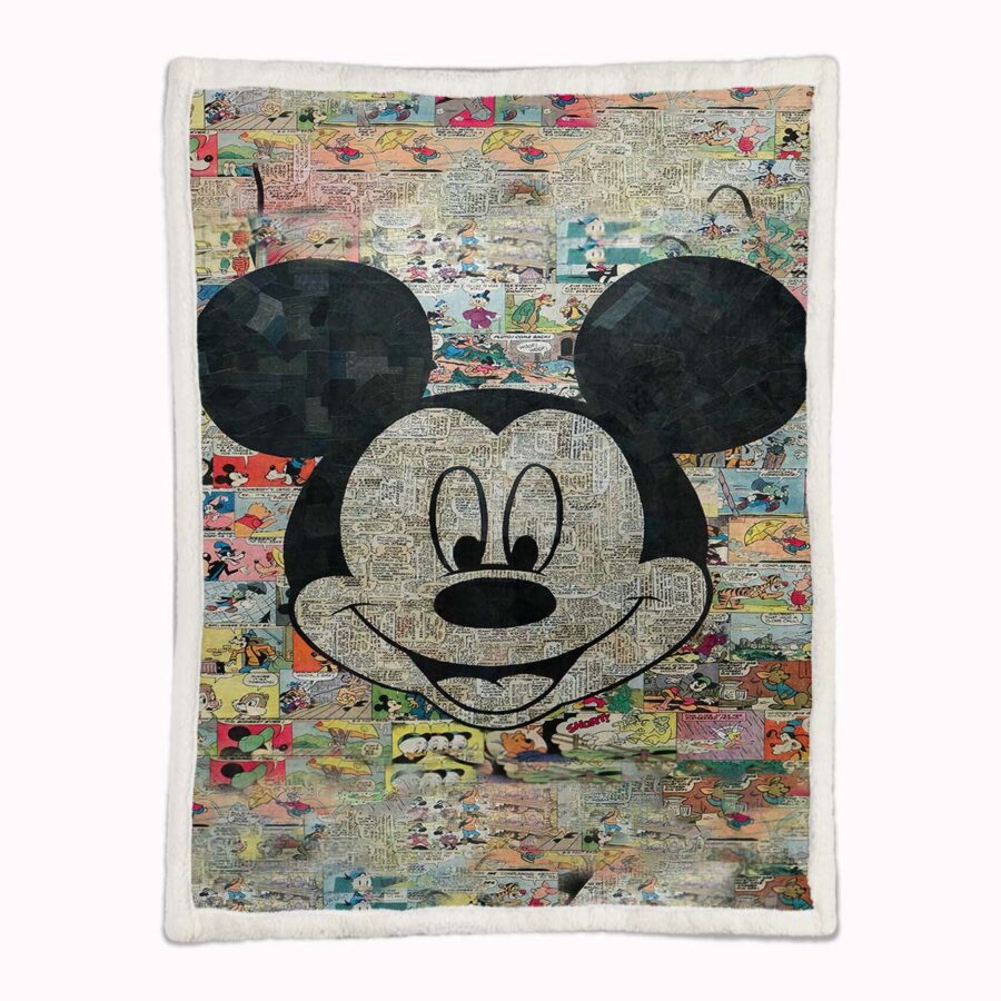 Mickey Maus süß Decke - Fleecedecke – Bild 2