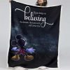 Mickey Mouse: Wenn du weiterhin daran glaubst, werden deine Träume wahr Decke - Fleecedecke