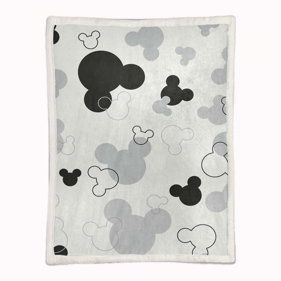 Mickey Maus Muster 02 Decke - Fleecedecke – Bild 2