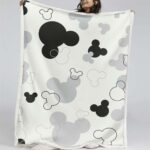 Mickey Maus Muster 02 Decke – Fleecedecke