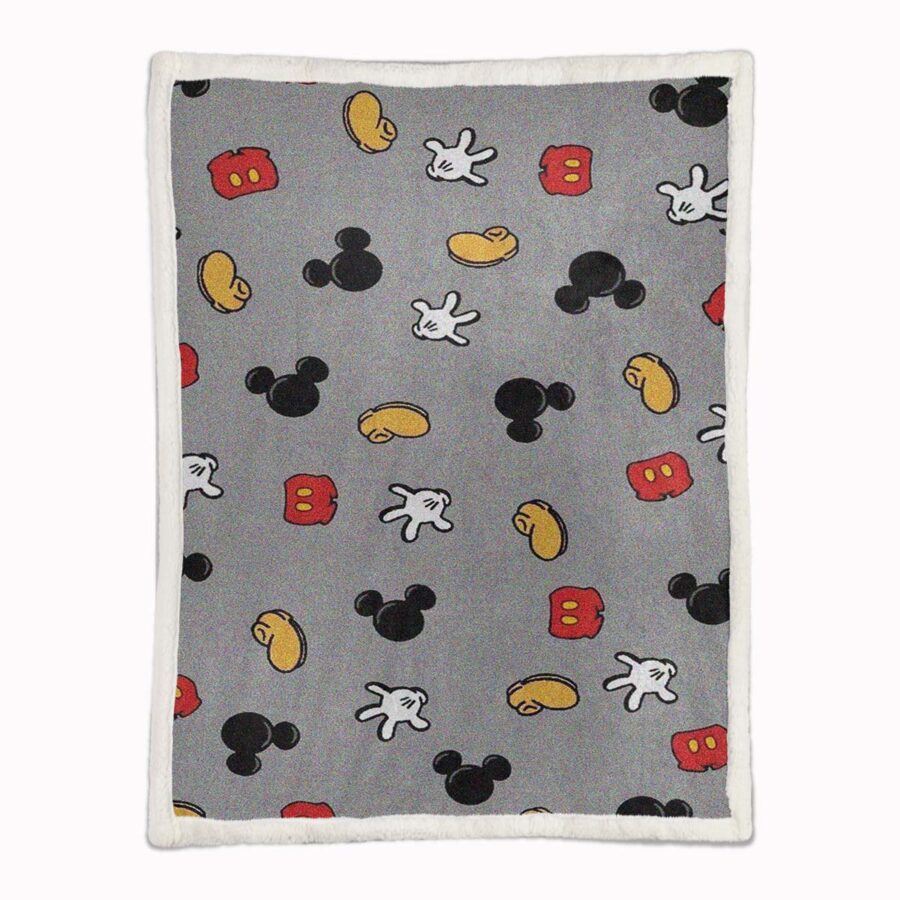 Mickey Maus Muster Decke - Fleecedecke – Bild 2