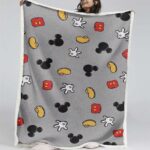 Mickey Maus Muster Decke – Fleecedecke