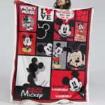 Zitat von Mickey Mouse: „Wenn du davon träumen kannst, kannst du es auch tun“ Decke – Fleecedecke