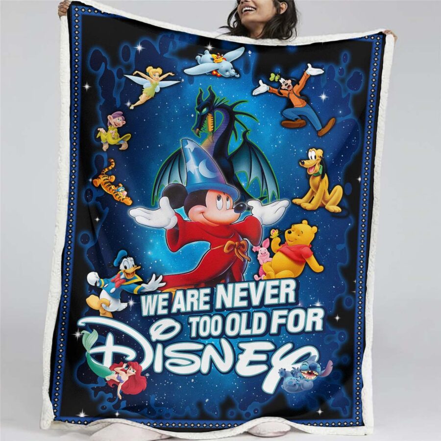Mickey Mouse – Für Disney sind wir nie zu alt Decke - Fleecedecke