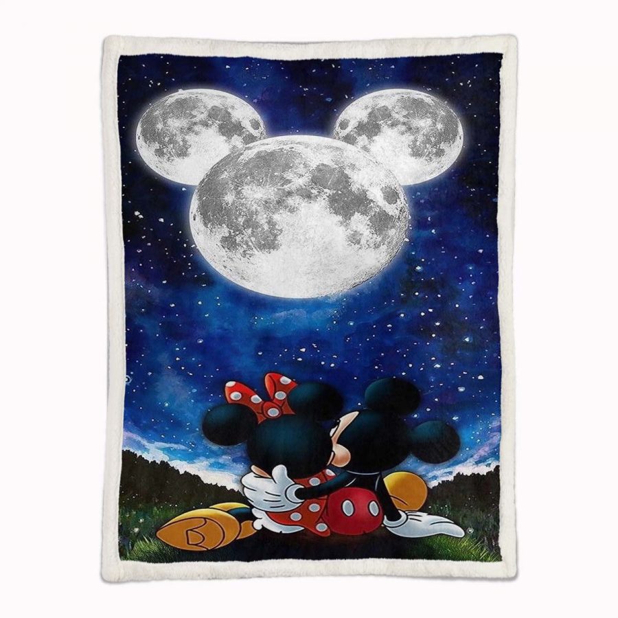 Mickey und Minnie Liebesgeschichte 05 Decke - Fleecedecke – Bild 2