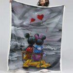 Mickey und Minnie Liebesgeschichte 06 Decke – Fleecedecke