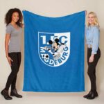 Mickey im Team des FC Magdeburg Fleecedecke – Decke