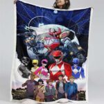 Mighty Marphing Power Rangers Alle Charaktere 11 Decke – Fleecedecke