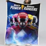 Mighty Marphing Power Rangers Alle Charaktere 15 Decke – Fleecedecke