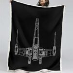 Millennium Falcon Star Wars 01 Decke – Fleecedecke