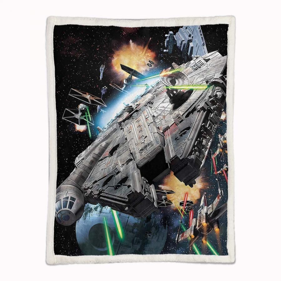 Millennium Falcon Star Wars 02 Decke - Fleecedecke – Bild 2