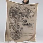 Millennium Falcon Star Wars 03 Decke – Fleecedecke