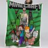 Minecraft Alle Charaktere 07 Decke - Fleecedecke