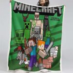 Minecraft Alle Charaktere 07 Decke – Fleecedecke