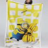 Minion Liebe Banane Decke - Fleecedecke